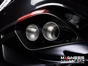 Alfa Romeo Giulia Performance Exhaust - 2.9L QV - Ragazzon - Evo Line - Axle Back w/ Electronic Operated Valve - Dual Exit/ Quad Stainless Steel Tips 